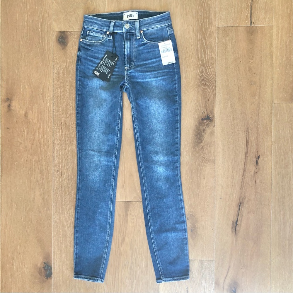 PAIGE Women's Skinny Jeans - Medium Blue Wash